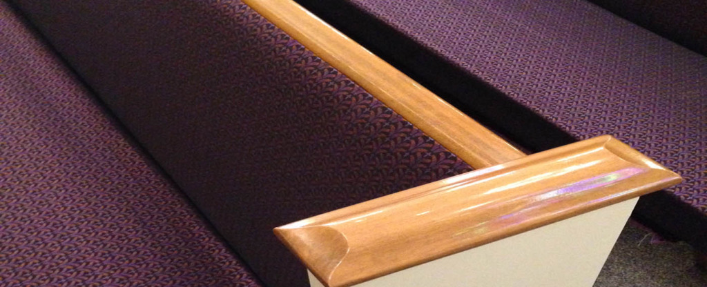 Church Pew Reupholstery